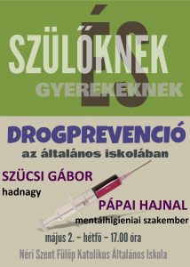 drogprevenció plakát
