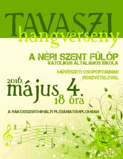 Tavaszi templomi koncert (május 4. 18.00)